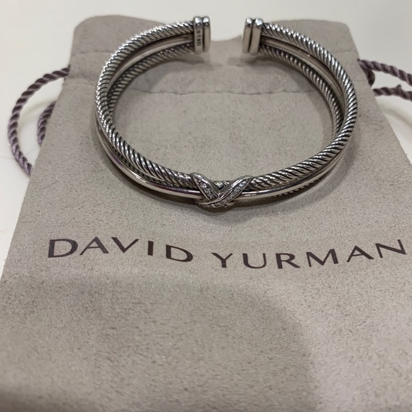 David Yurman Crossover X Bracelet with diamonds - Picture 5 of 8